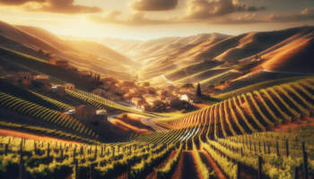 alt_text: Scenic Belìce Valley in Sicily with rolling hills, vineyards, and quaint villages.