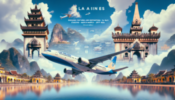 alt_text: "Lao Airlines resumes flights between Vientiane and Da Nang."