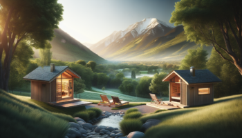 alt_text: Snow-covered Soldier Hollow with steam rising from skiers on a serene winter day.