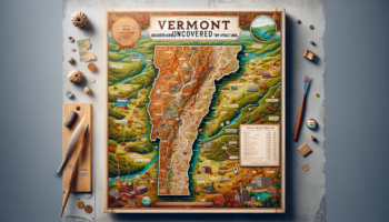 alt_text: Cover of "Vermont Travel Guide" highlighting enchanting, hidden mountain spots.