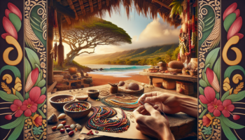 alt_text: Vibrant Wiliwili jewels showcase traditional craftsmanship and cultural significance.